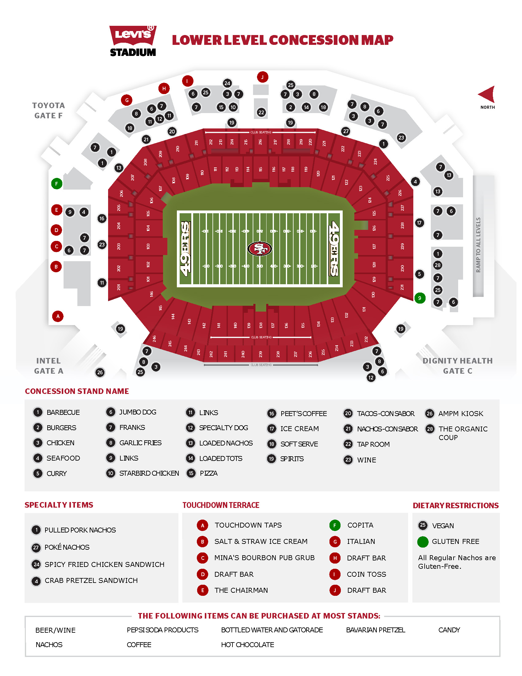 Us Bank Stadium Concessions Map - Bank2home.com