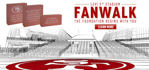 49ers Levi's Stadium Team Store, Fan Walk, and Levi's Stadium