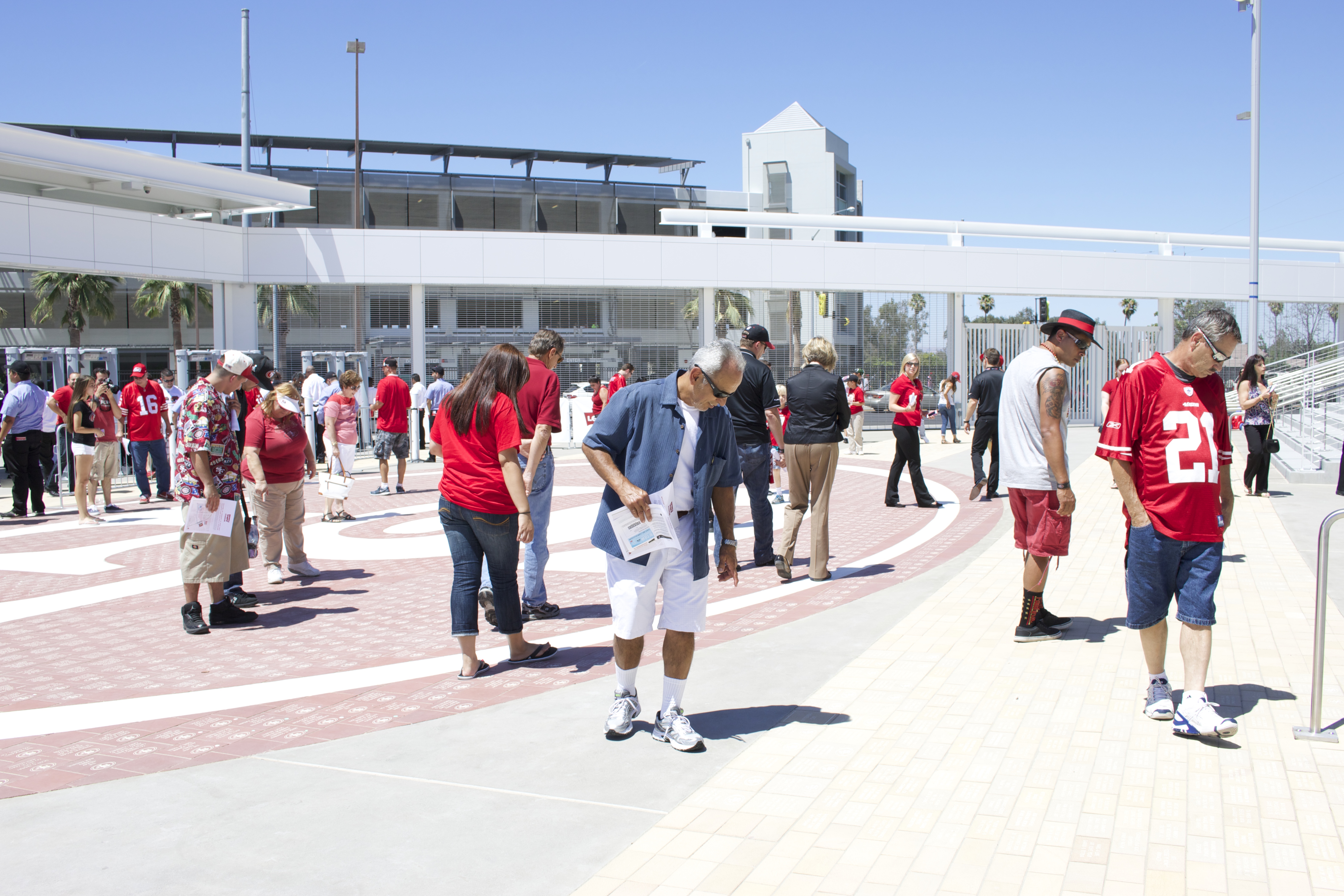 49ers Levi's Stadium Team Store, Fan Walk, and Levi's Stadium August 15,  2014 