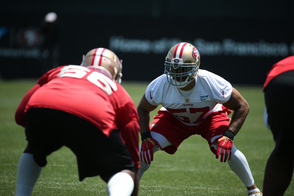 49ers Players Practice in Levi's® Stadium Before 'TNF' vs. the