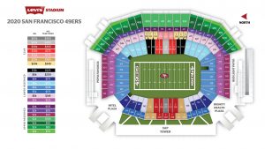 Levi's® Stadium Seating Map - Levi's® Stadium