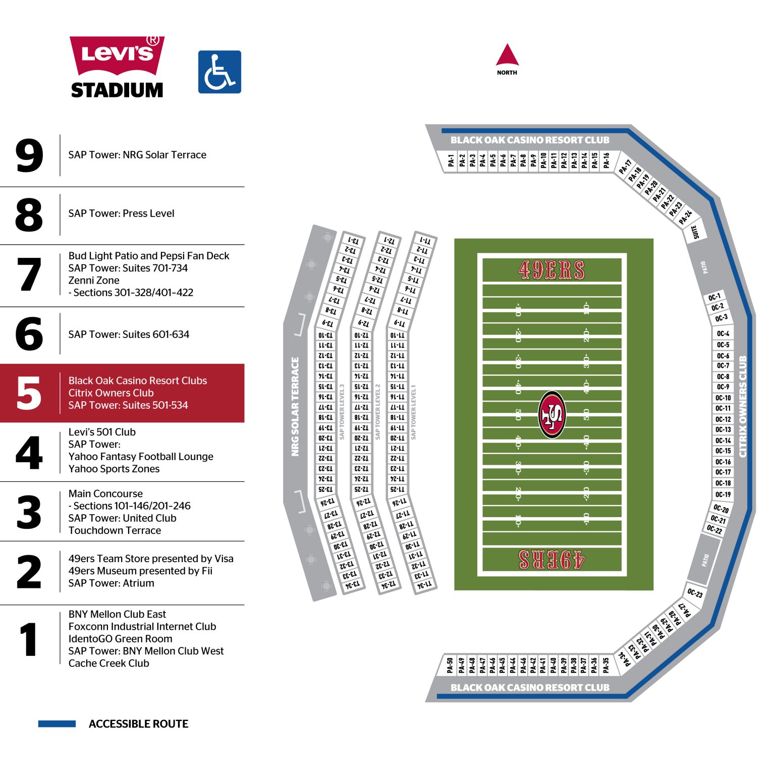 Accessible Services - Levi's® Stadium