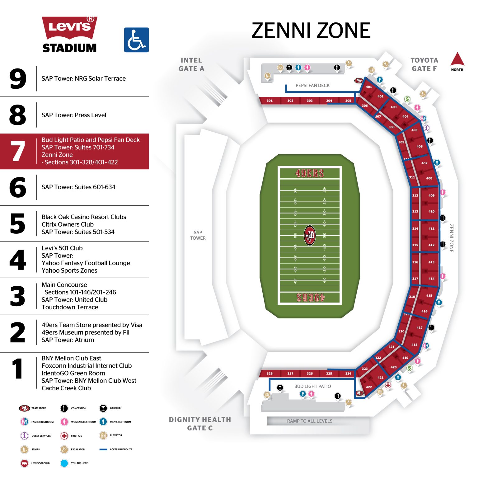 Accessible Services - Levi's® Stadium