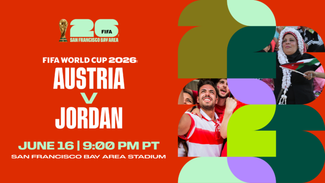 Austria Jordania Mundial 2026 - grafika meczu w San Francisco Bay Area Stadium